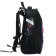 School backpack 38 x 30 x 16 cm, ergonomic back, Stavia "Martian cat", black