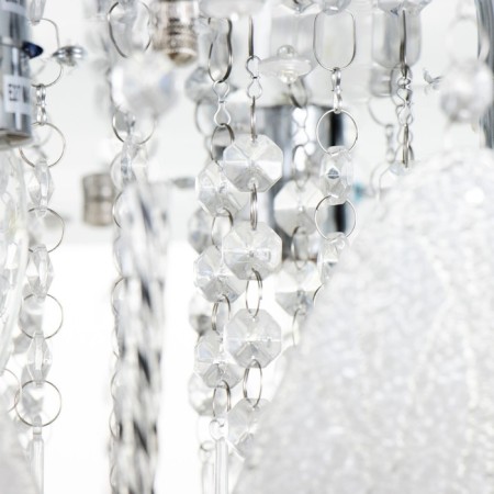 Svetogor chandelier "Melbourne" 4x60W E27 LED lighting chrome 40x40cm-11