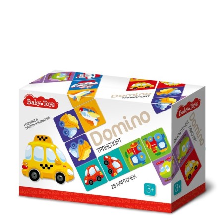 Domino Children's Tenth Kingdom "Transport", 28 pcs