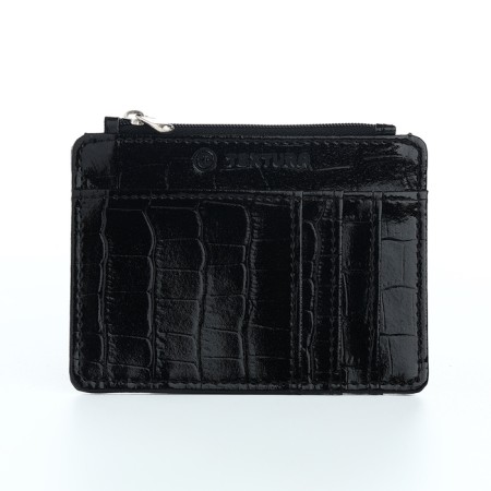 Busmel on leather, Textura, 8 cards, black color