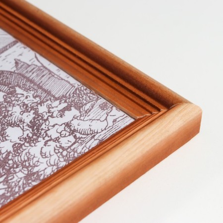 Photo frame pine С20 30x30 cm (plastic screen)-2