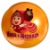 The ball "Masha and the bear", with a sticker, PVC, 23 cm