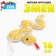 Soft toy "snake" on a suspension, 16 cm, yellow color