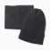Kit for children (hat, snood), black color, size 48-52