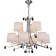 Suspended chandelier Mantra Andrea, E14, 9x20W, 600 mm, color chromium