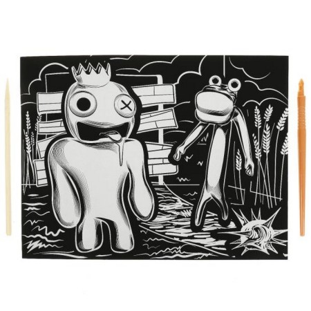 Silver engraving "Color Friends" 18 × 24 cm-1