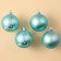 New Year's Christmas Balls “Ceaters and Cozy!”, For New Year, plastic, d = 6, 4 pcs., Blue color with white