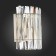 Sconces st. SL1170.101.02. Fabio. 2x40 watts, E14, 25x30 cm, Nickel color