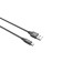 PERO DC -02, microUSB - USB, 2 A, 1 m, fabric braid, black