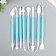 Tool for modeling plastic set 8 pcs 15.5 cm mix