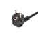 Network filter 5 nests, 3m, 3x1.5mm², with auto -wiring, 2 USB, black Kranz
