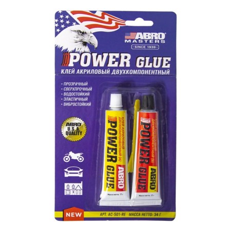 Glue ABRO MASTERS, acrylic, two -component, 34 g