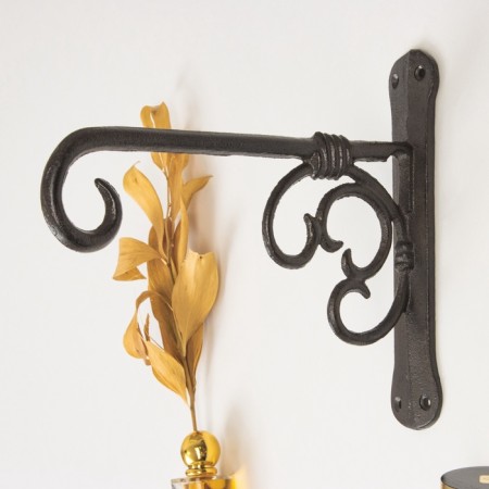 Hook decorative cast iron "curl" 25x4.5x23 cm