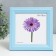 Photo frame Linda 15x15 cm blue