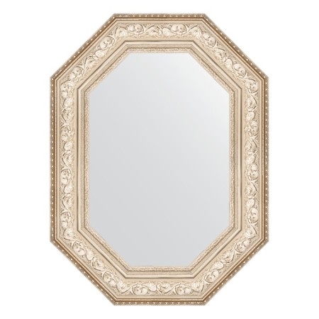 Mirror in the baguette frame, vignette silver 109 mm, 60x80 cm
