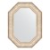 Mirror in the baguette frame, vignette silver 109 mm, 60x80 cm