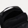 Male sling bag from textiles, black color