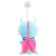 Soft toy "Dracosha" on a suction cup, 12 cm, color mix