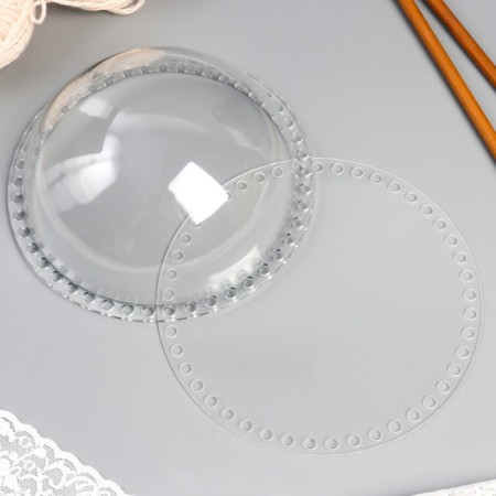 The basis for knitted products of acrylic "round" volumetric set 2 pcs 17 cm