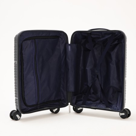 Small suitcase 20 ", lightning department, code castle, 4 wheels, dark gray color-7