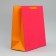 Two-color gift package, packaging, “pink-orange”, ml 23 x 27 x 11.5 cm