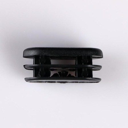 Internal plug. 20x40 mm, oval, black-1