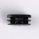 Internal plug. 20x40 mm, oval, black