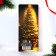 New Year. A postcard with a place for chocolate "A miracle will happen!"
