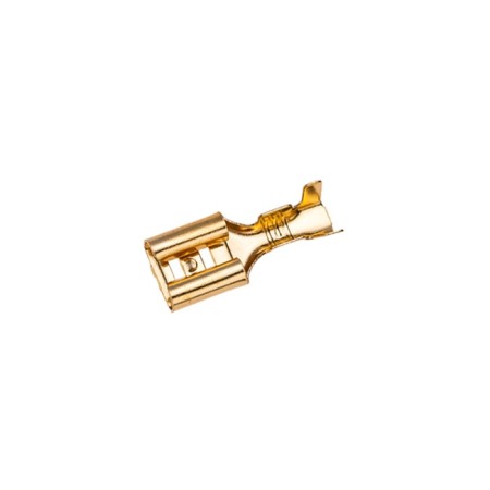 Terminal of a flat nest 7.7 mm 0.75-1.5 mm² (RP-M 1.5- (6.3)), in pack. 10 pcs. Rexant