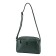 Bag Cross-Bodi with a zipper, green color