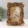 Photo frame Polystone 10x15 cm "Royal roses in the bouquet" Dark gold 15x2x20 cm