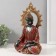 Polystone souvenir "Buddha in red robes, with golden patterns" 17x11x28.5 cm