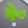 The phosphorus "plane" sticker with glue pads mix 29.5x25 cm