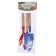 A set of garden tools, 3 objects: scoop, looser, fork, length 28 cm, wooden handles, Greengo