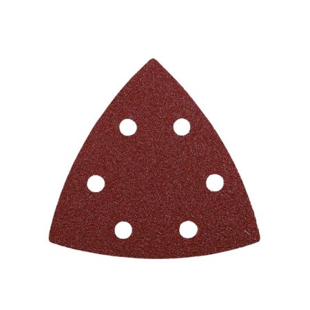 Grinding triangle KWB Delta, 93x93x93 mm, K80, aluminum oxide, Velcro, 5 pcs
