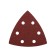 Grinding triangle KWB Delta, 93x93x93 mm, K80, aluminum oxide, Velcro, 5 pcs