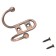 Hook-lumber "Standard" 208 b AC, European Democrate, Antique Bronze Color