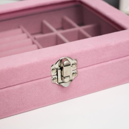 Babyl crook for jewelry "Pink pastille" 4.5x20x15 cm-3