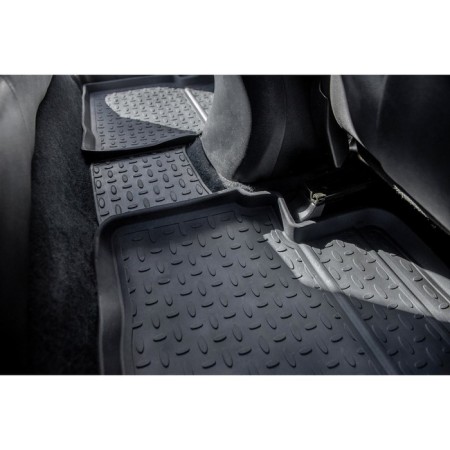 Hyundai IX35 rubber rugs, with a high side-4