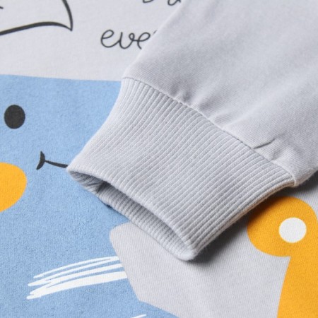 Pajamas for a boy, gray color, height 86 cm-2