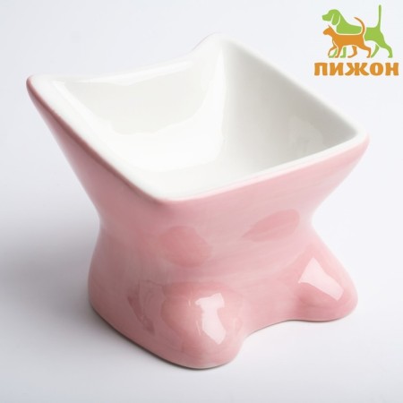 Ceramic Kiti bowl 150 ml, 21 x 10.5 cm, pink-1