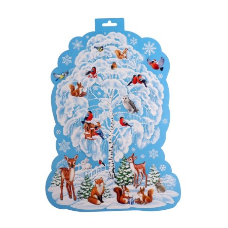 Figure poster "Winter tree" 35x41cm-1