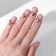 Ring set 4 pieces "claws", size mix, color gold