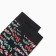 Socks men's New Year's inscriptions, black color, size 39-44