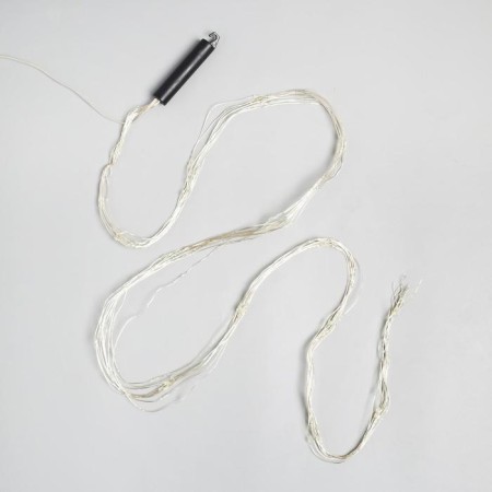 Girlynda "Horse tail" 10 threads of 1.5 m, IP20, silver thread, 150 LED, warm white glow, 12 V-5
