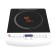Induction tile KitFort KT-101, 2000 W, 6 programs, 10 modes, timer, white