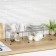 Sliding shelf for a cabinet, 36-62 × 22 × 15, color chromium