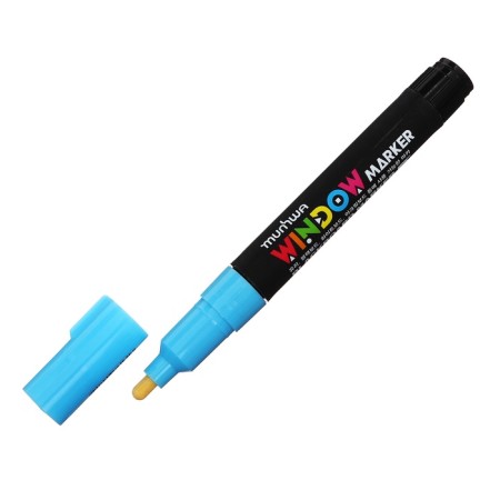 A set of chalk markers 6 colors Munhwa "Window", bright colors, for any surfaces-2