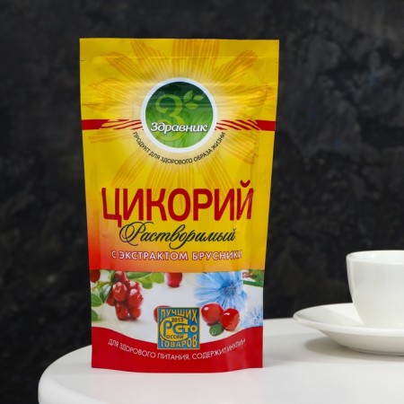 Цикорий «Здравник» с экстрактом брусники, 85 г-2