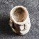Kashpo - Vase "Island of Easter" Gray Stone, 10x7x8cm